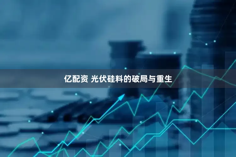 亿配资 光伏硅料的破局与重生